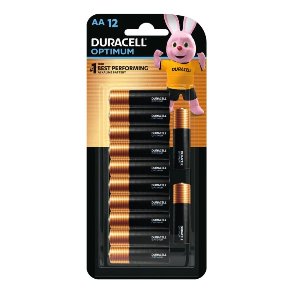 Duracell Optimum Alkaline AA Batteries (12 Pack)