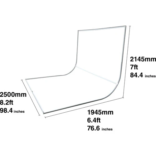 EASIFRAME® Cyclorama Curved Fabric Frame - Image 2