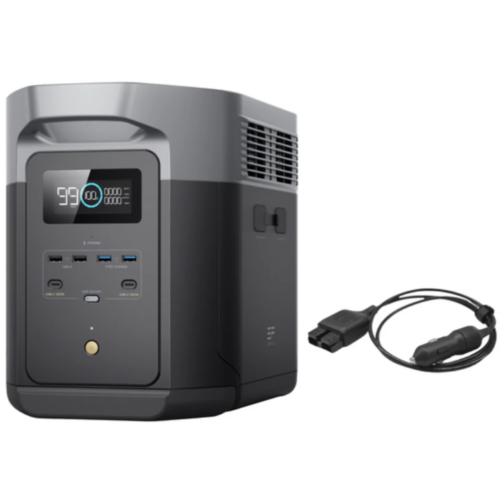 EcoFlow Delta 2 Max Power Station with Maximum 2400W AC Output & Built in 2048Wh (170Ah@12V) Battery Capacity - Image 5