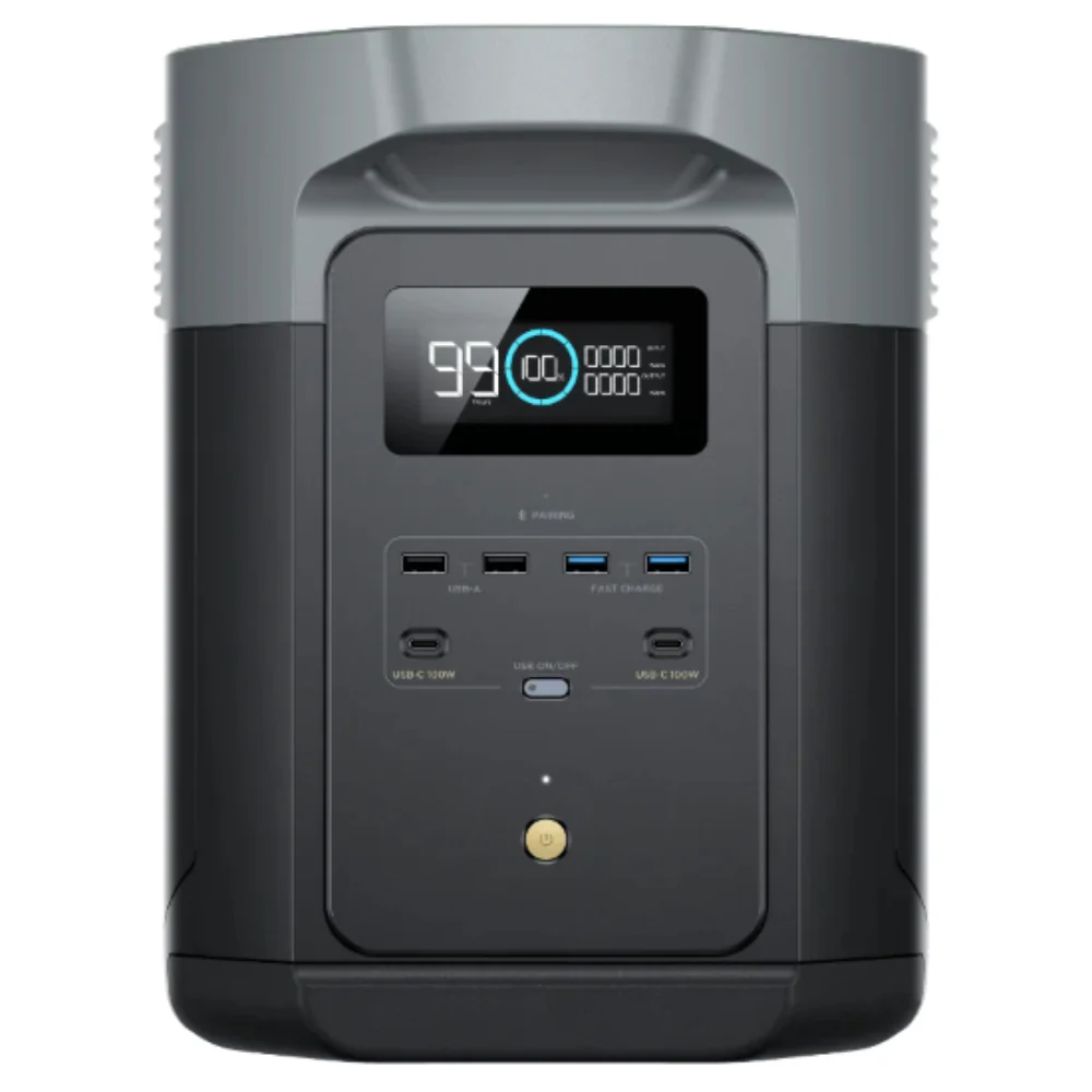 EcoFlow Delta 2 Max Power Station with Maximum 2400W AC Output & Built in 2048Wh (170Ah@12V) Battery Capacity - Image 7