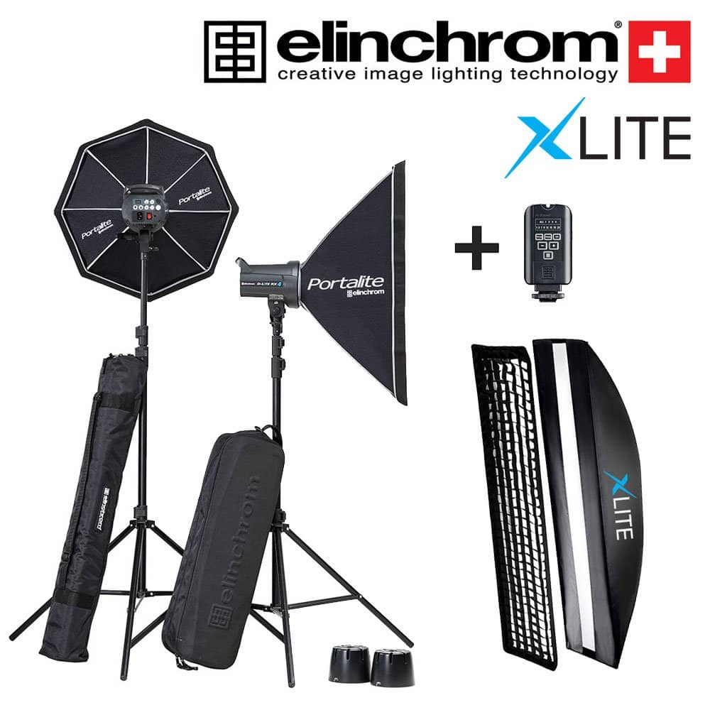 Elinchrom D-Lite RX4 Set with Xlite 30x140cm Strip - Image 2
