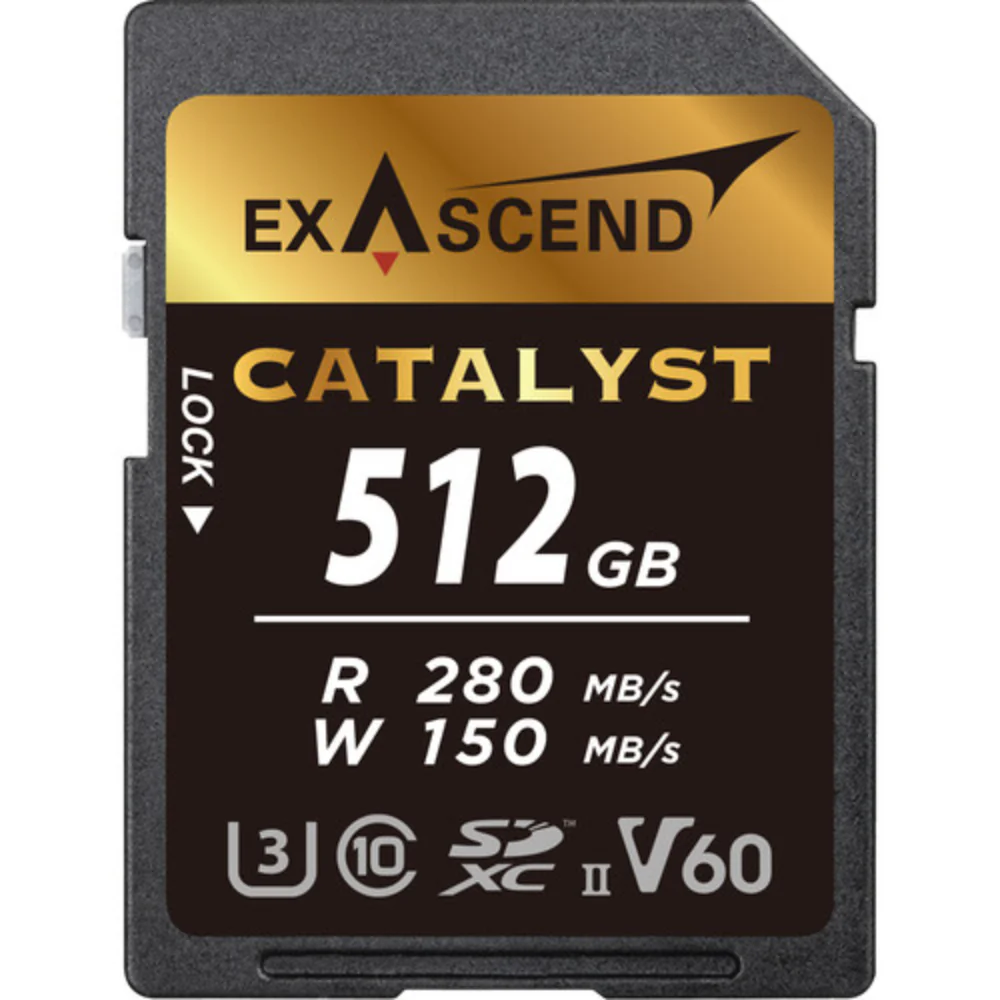 Exascend Catalyst SDXC 280MB/s UHS-II Memory Card - V60 - Image 4