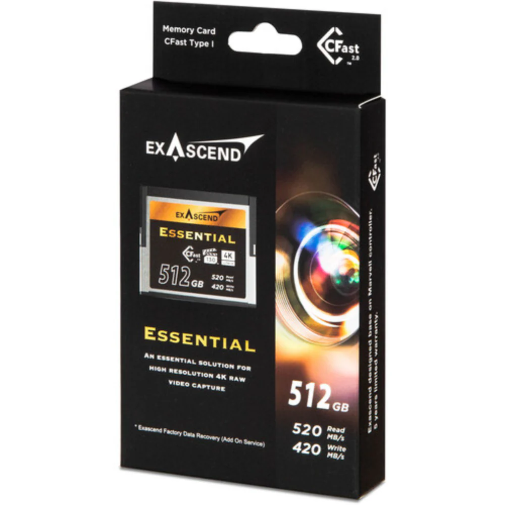 Exascend CFX Series CFast 2.0 520MB/s Memory Card - Image 5