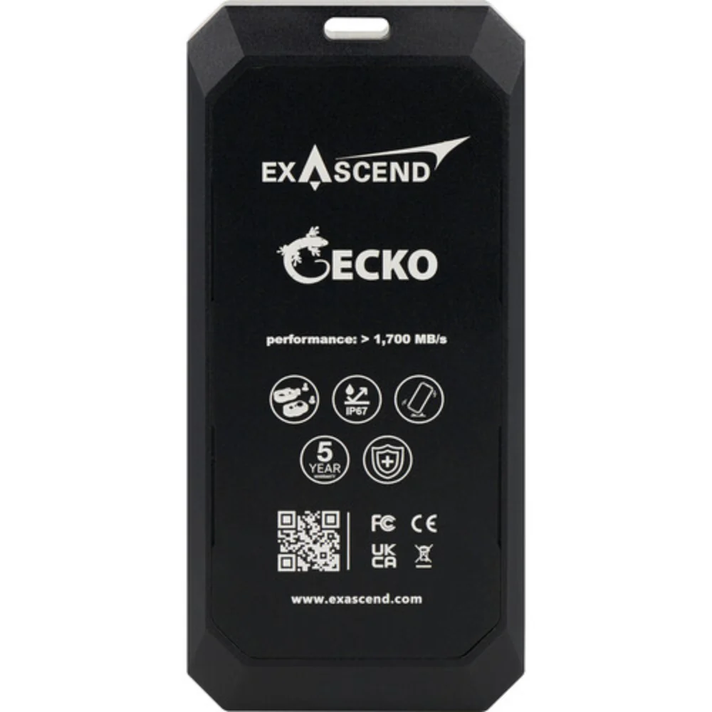 Exascend Gecko USB-C 3.2 Gen 2x2 Portable SSD - Image 6