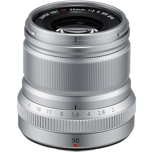 Fujifilm X Lens XF 50mm F2 R WR (Weather Resistant) Silver - Image 2