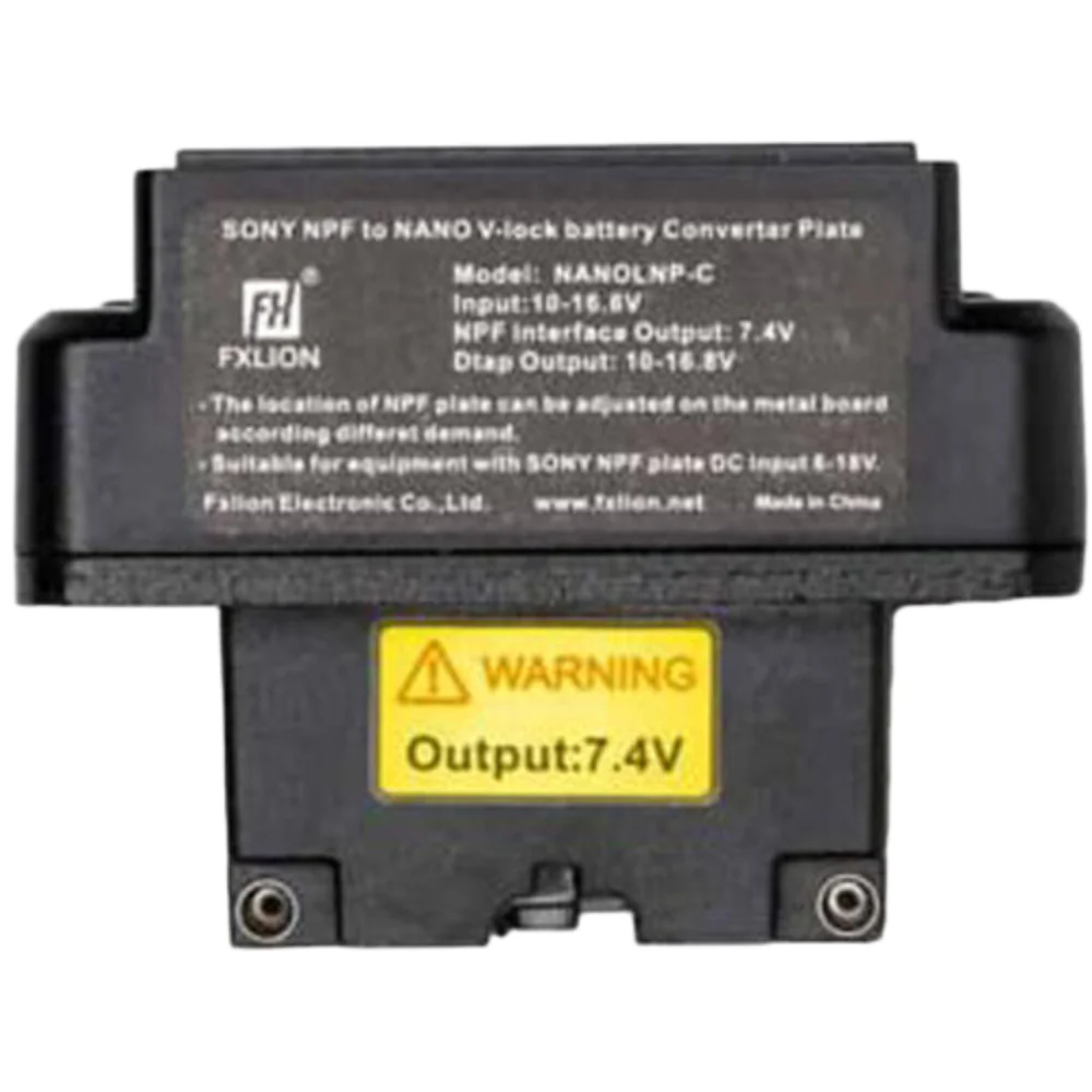 Fxlion NANO V-Mount to NP-F Adapter (7.4V regulated) - Image 5