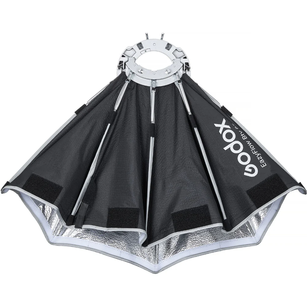 Godox EazyFlow Bty 65cm Collapsible Beauty Dish with Bowens Mount (Black/Silver) - Image 13
