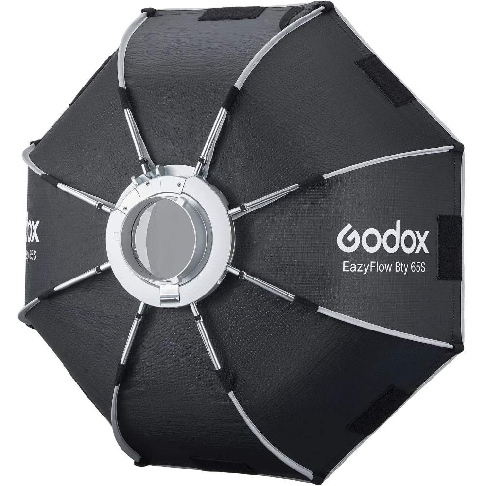 Godox EazyFlow Bty 65cm Collapsible Beauty Dish with Bowens Mount (Black/White) - Image 8