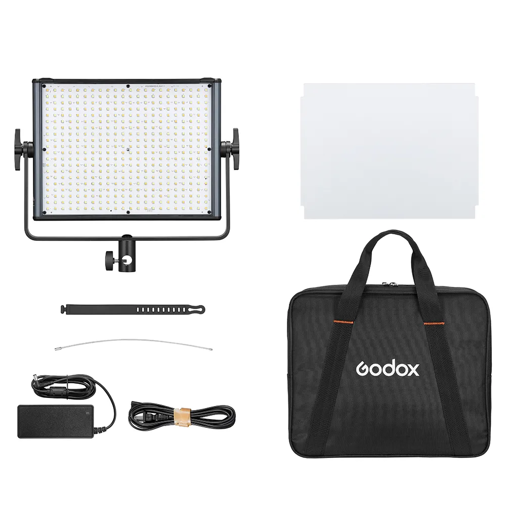 Godox LDX50R 63W RGBWW Panel Light With Barndoor - Image 5