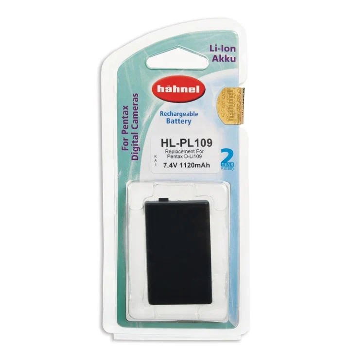 Hahnel D-Li109 1120mAh 7.4V Battery for Pentax