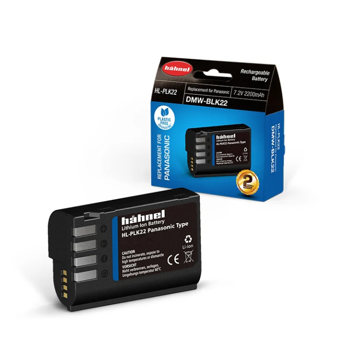 Hahnel Digital Still Battery Panasonic DMW-PLK22 2250 mAh 7.2V - Image 3
