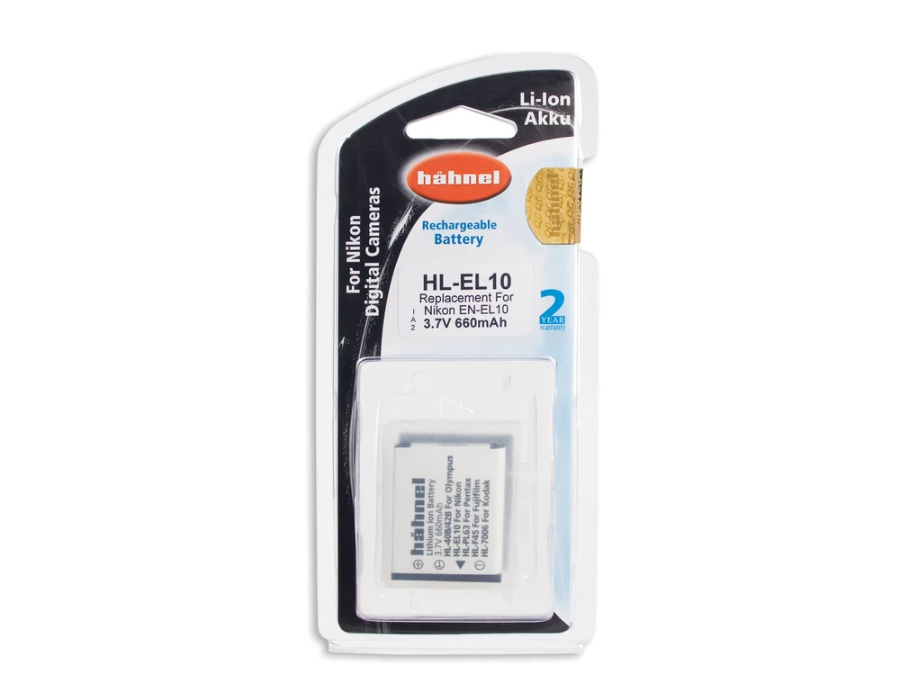 Hahnel EN-EL10 720mAh 3.7V Battery for Nikon