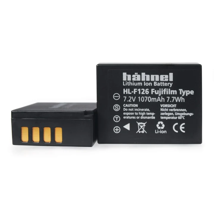 Hahnel NP-W126 1070mAh 7.2V Battery for Fuji - Image 2
