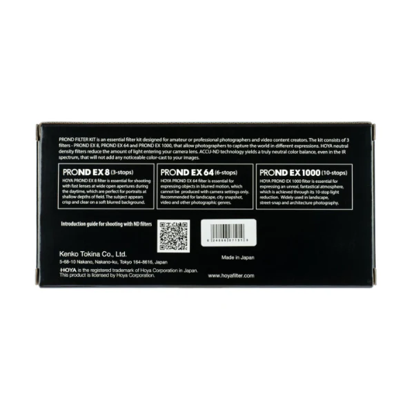 Hoya 77mm Pro ND EX 8 / 64 / 1000 Filter Kit - Image 5