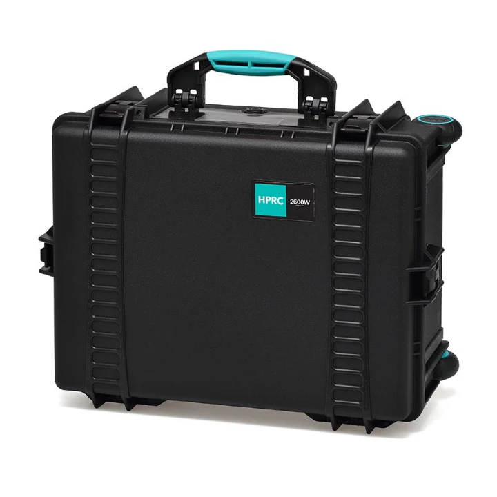 HPRC 2600W - Wheeled Hard Case with Second Skin Liner & Dividers - Blue / Grey