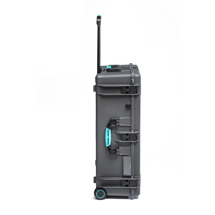 HPRC 2745W - Wheeled Hard Case Empy (Grey) KIT with 4x Stainless Steel Clips - Image 3