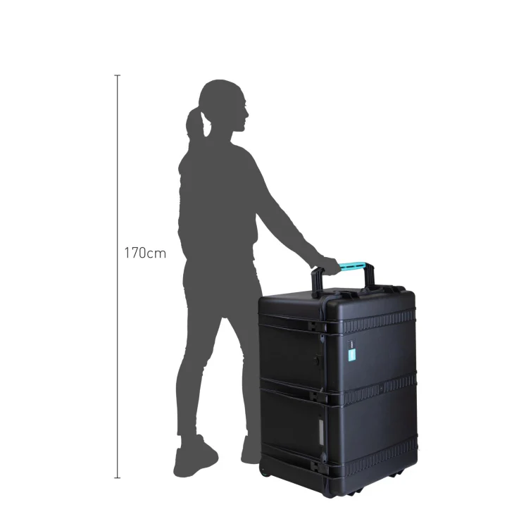 HPRC 2800W - Wheeled Hard Case Empty (Black) - Image 2