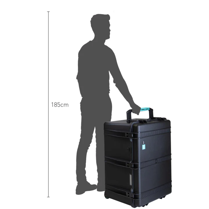 HPRC 2800W - Wheeled Hard Case Empty (Black) - Image 4