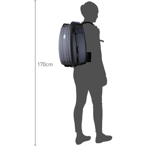 HPRC 3500 - Hard Case Backpack with Cubed Foam (Black) - Image 2