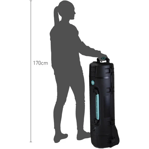 HPRC 6300W - Wheeled Hard Case with Foam for Tripod (Black) - Image 4