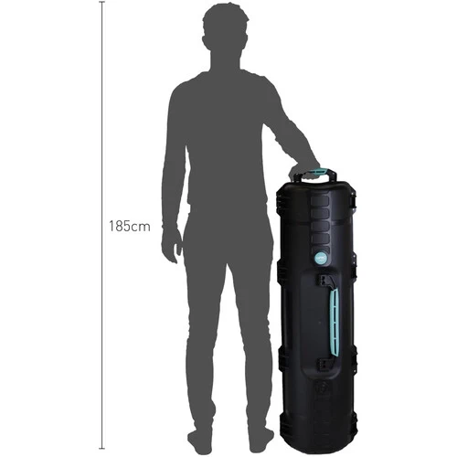 HPRC 6400W - Wheeled Hard Case with Foam for Tripod (Black) - Image 5