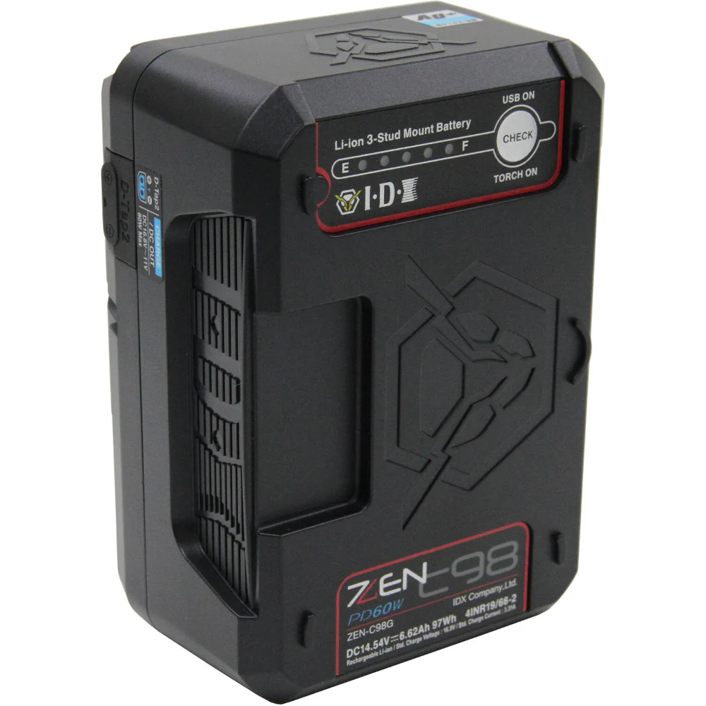 IDX 97Wh Li-ion Three Stud Battery (Gold Mount)