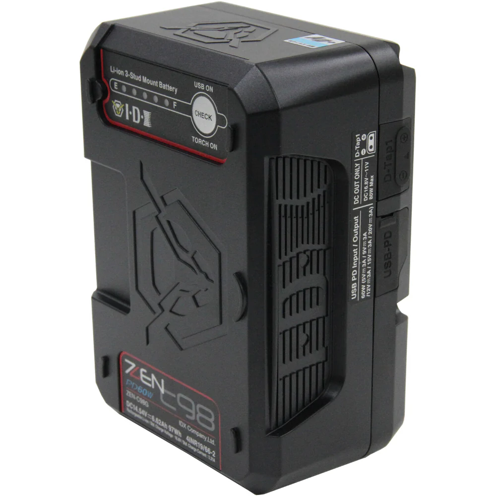 IDX 97Wh Li-ion Three Stud Battery (Gold Mount) - Image 3