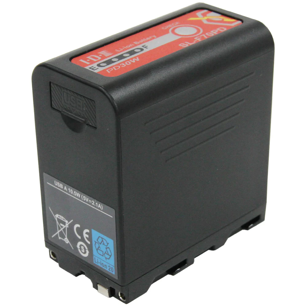IDX Sony L-Series Battery with USB-C PD (7.2V, 9930mAh) - Image 4