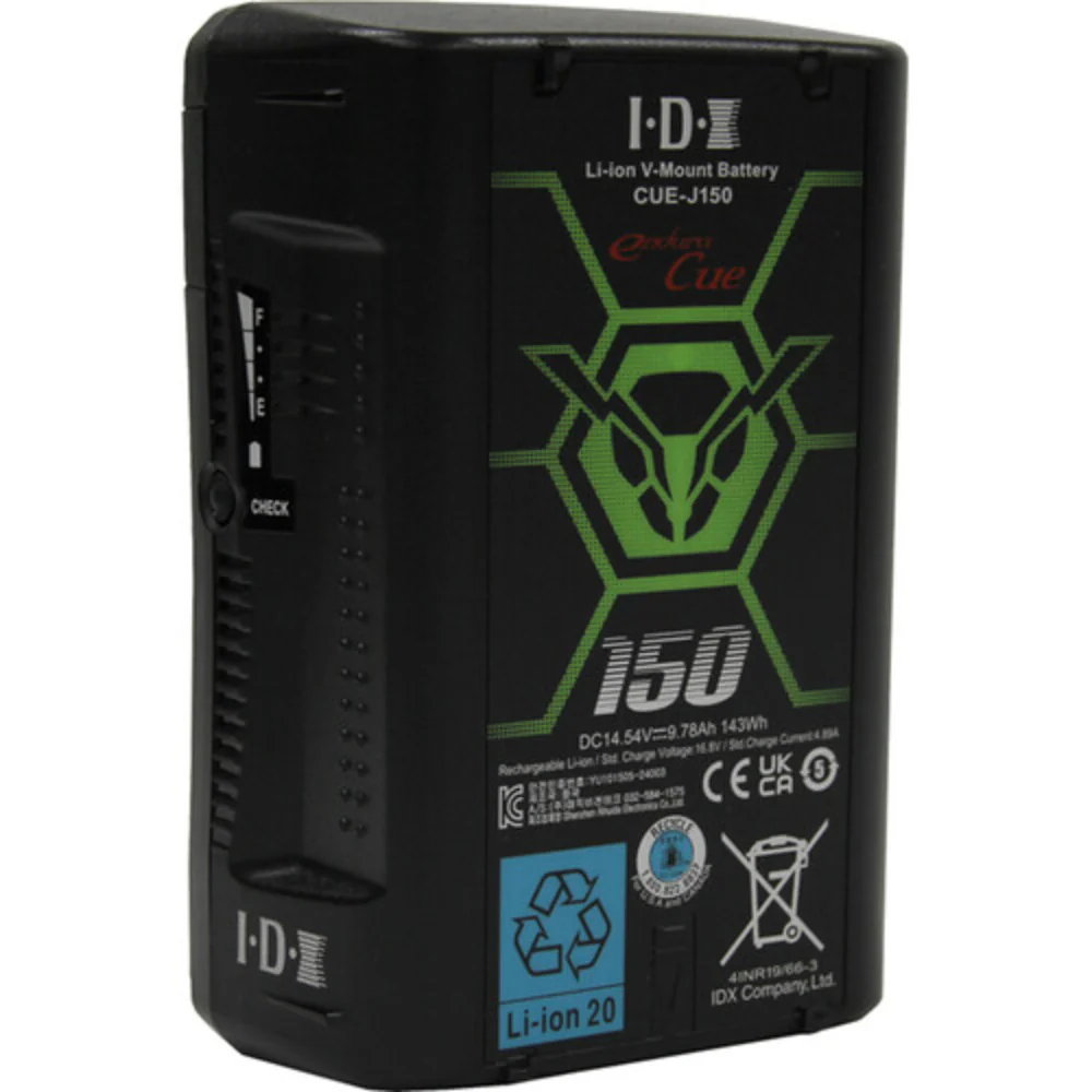 IDX System Technology CUE-J150 V-Mount Battery (143Wh) - Image 3