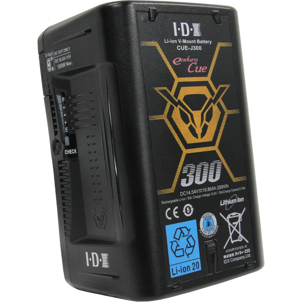 IDX System Technology CUE-J300 High-Load V-Mount Battery (286Wh) - Image 2