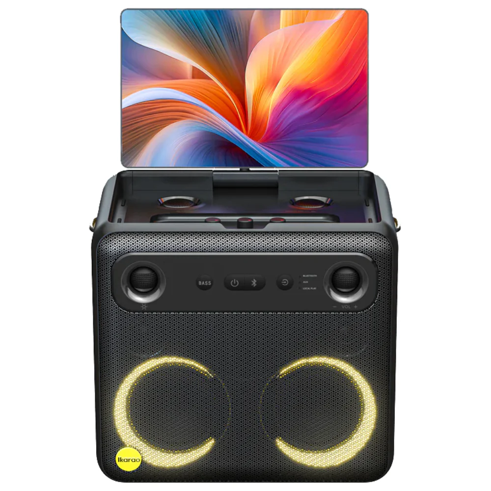 Ikarao Break X2 Portable 600W Karaoke Speakers with 10" TouchScreen Display