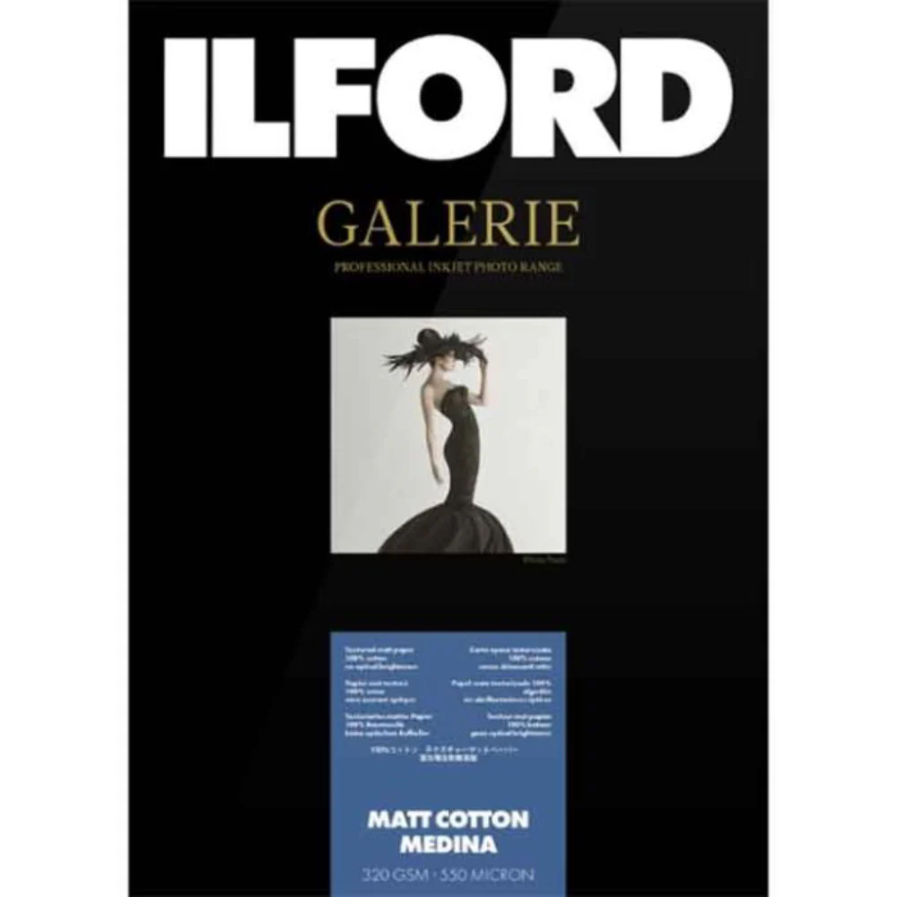 Ilford Galerie Matt Cotton Medina 320gsm (A2, 25 Sheets)