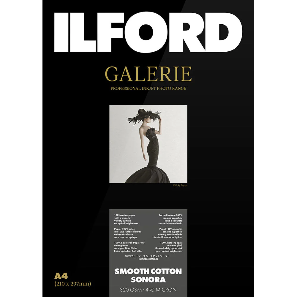 Ilford Galerie Smooth Cotton Sonora (4 x 6", 50 Sheets)