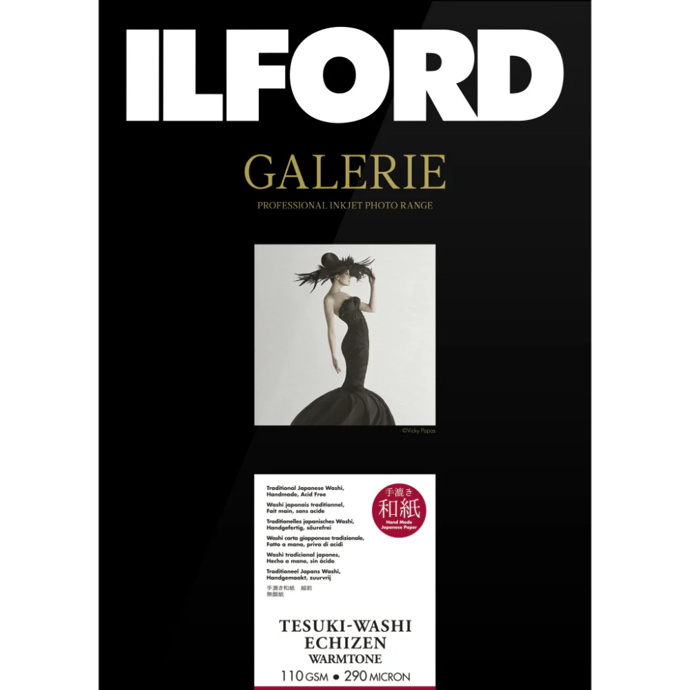 Ilford Galerie Tesuki-Washi Echizen Warmtone 110gsm (A4, 10 Sheets)