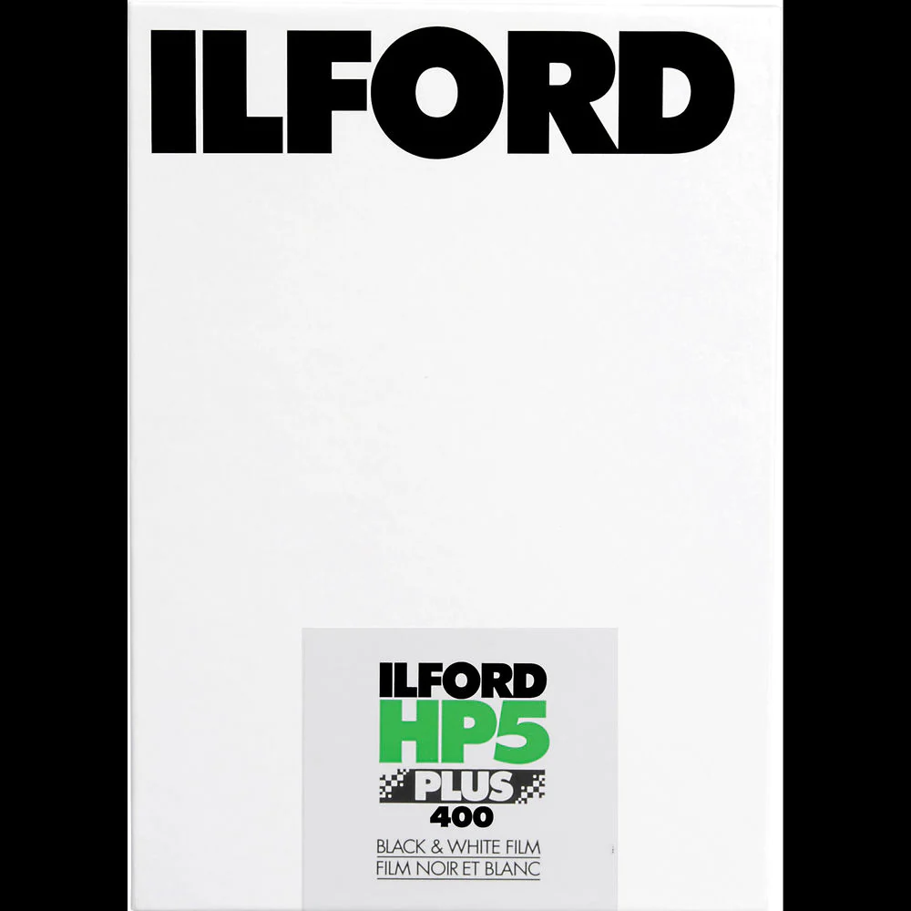 Ilford HP5 Plus Black and White Negative Film (5 x 7", 25 Sheets)