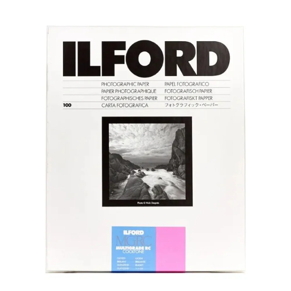 Ilford Multigrade RC Cooltone Glossy Darkroom Paper (5 x 7", 100 Sheets)