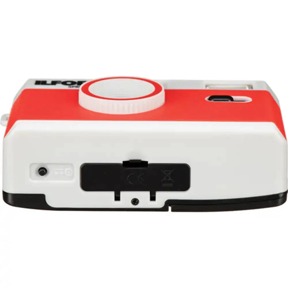 Ilford Sprite35-II Reusable Camera - Silver & Red - Image 5