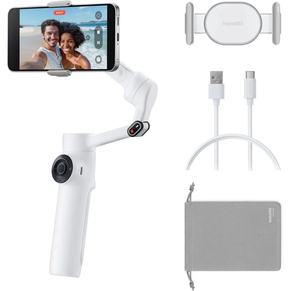 Insta360 Flow 2 Standard Bundle - Summit White - Image 8