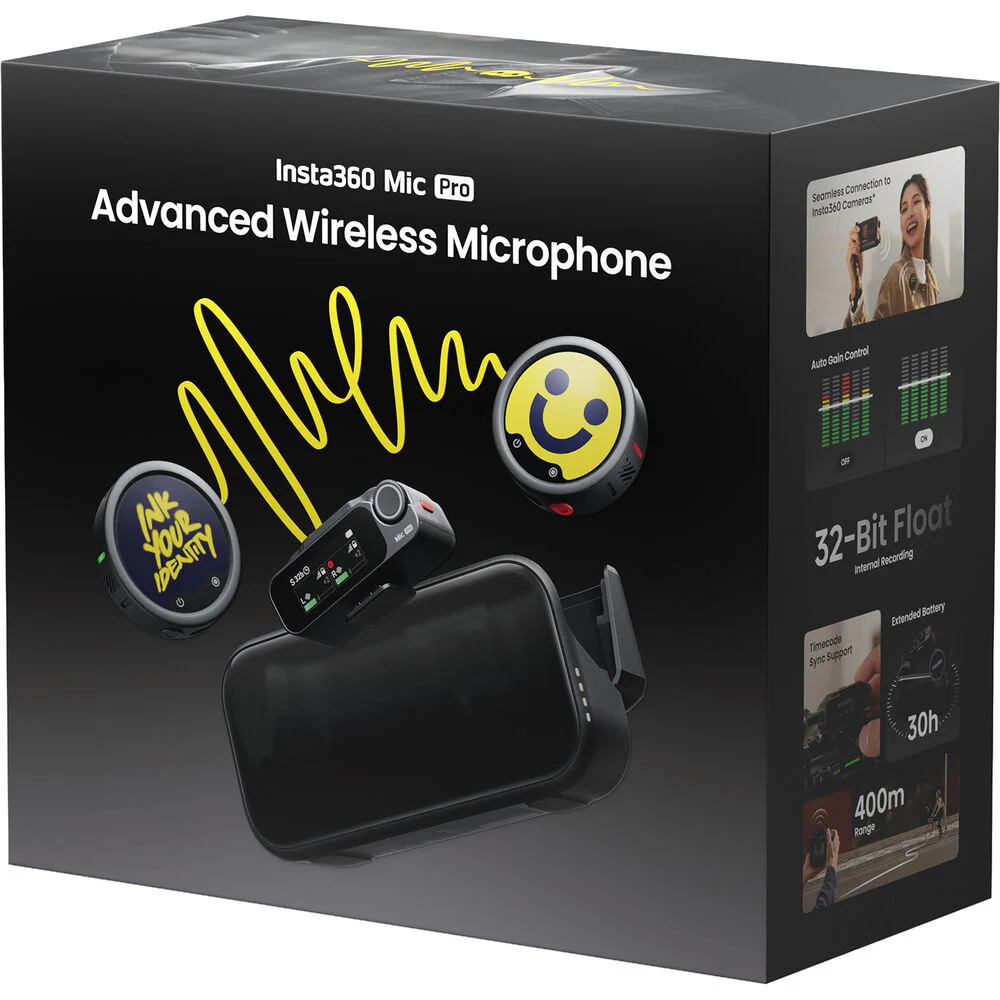 Insta360 Mic Pro 2-Person Wireless System (2 TX + 1 RX) - Image 6