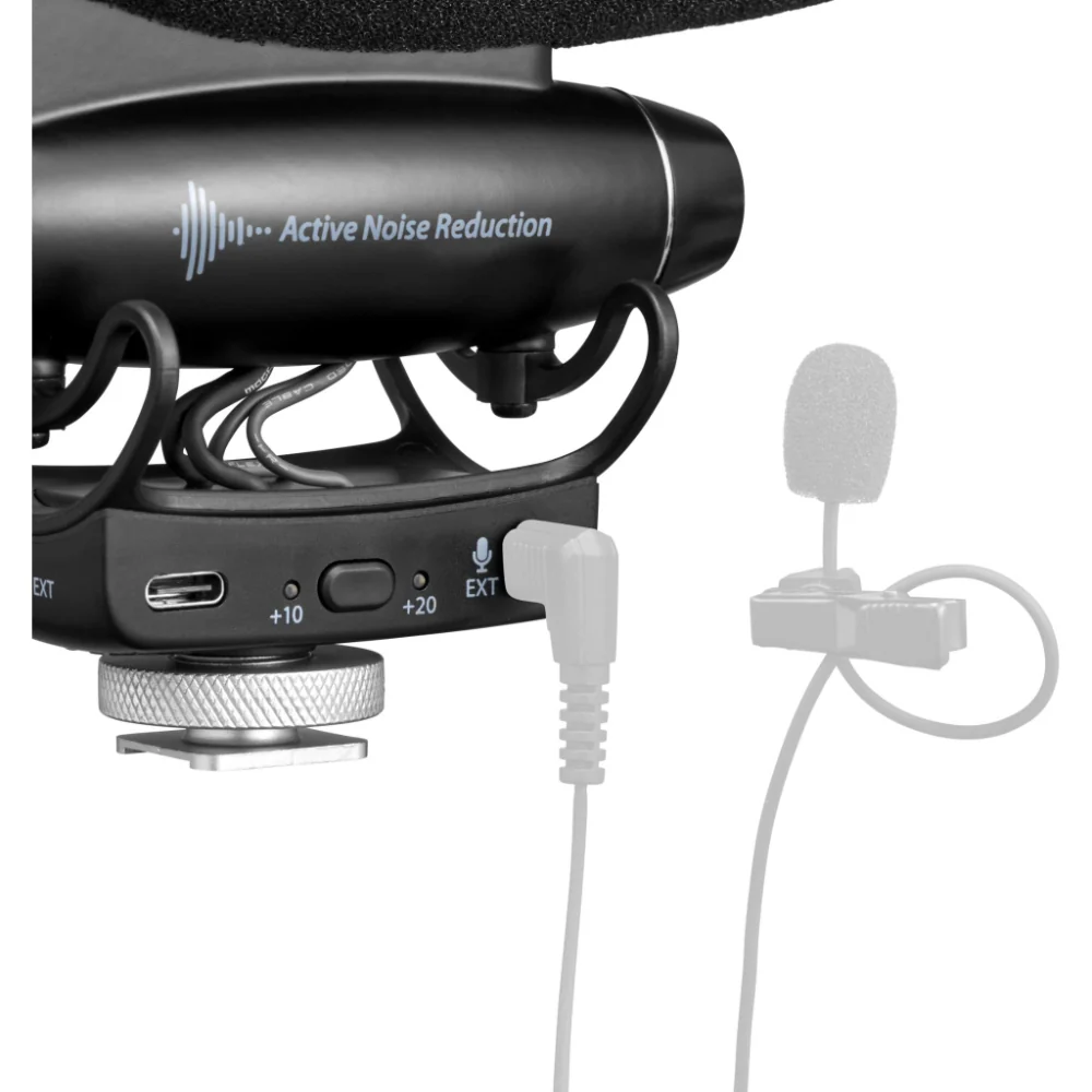 Joby Wavo Pro Hybrid Analogue/USB Camera-Mount Shotgun Microphone - Image 2