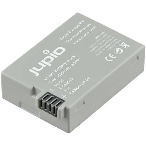 Jupio 2x LP-E8 Battery Kit (1120mAh) Includes USB Dual Charger - Image 2