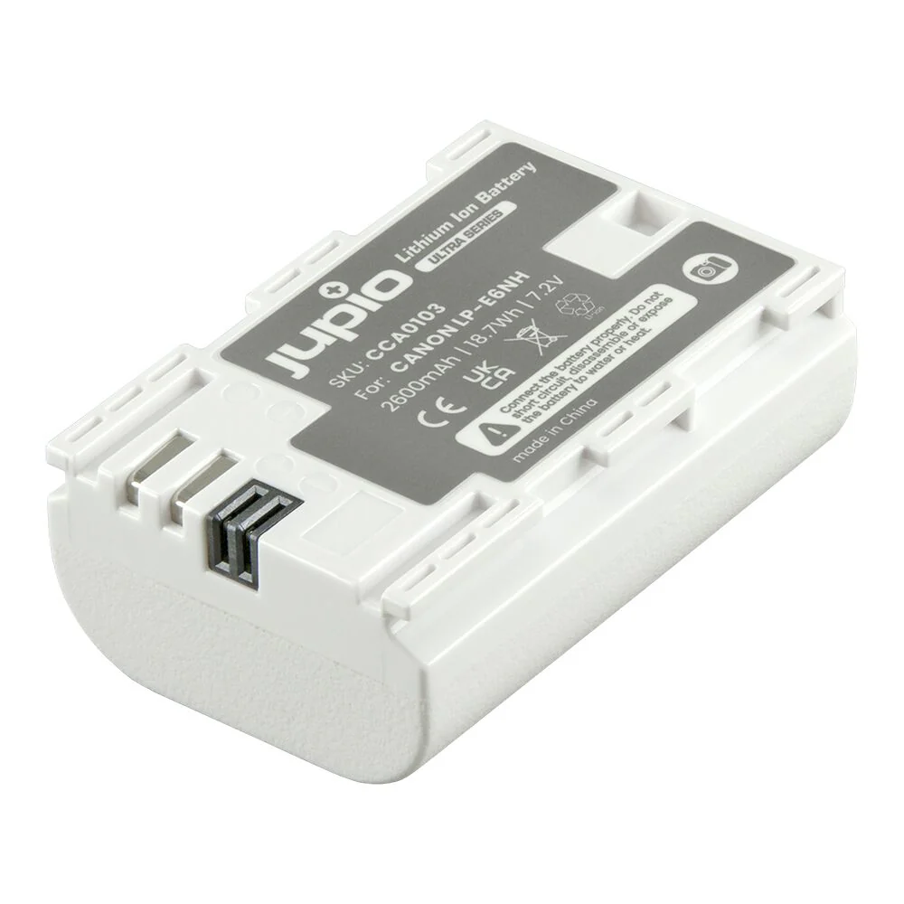 Jupio Canon LP-E6NH Ultra 7.2V 2600mAh Battery - Image 2