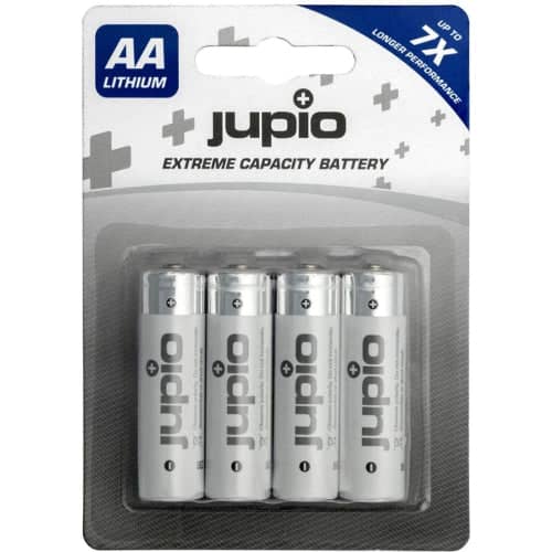 Jupio Lithium Batteries AA VPE-12, 4 Pack