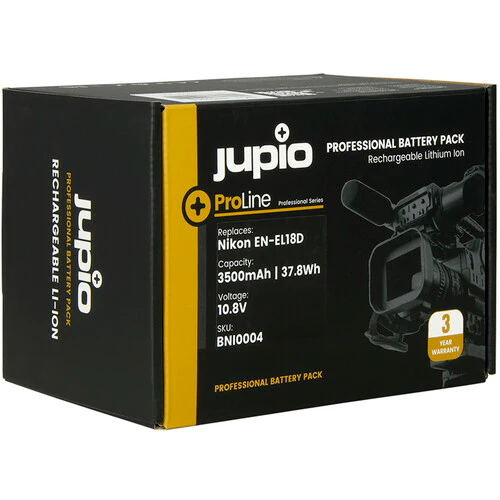 Jupio Nikon ProLine EN-EL18D 10.8V 3500mAh Camera Battery - Image 2