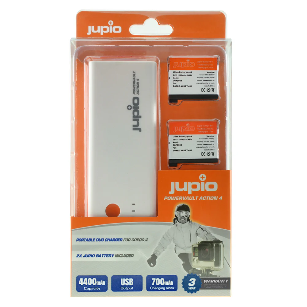 Jupio PowerVault GoPro 4 Power Bank - Image 2