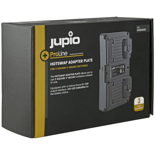 Jupio ProLine V-Mount Adapter Plate for 2 x Sony NP-F Series - Image 3