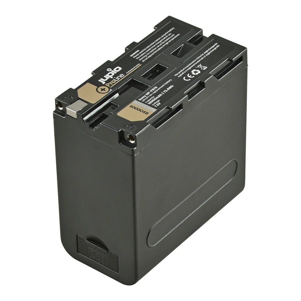 Jupio Sony ProLine NP-F970 (USB 5V/DC 8.4V Output) 7.2V 10050mAh Battery
