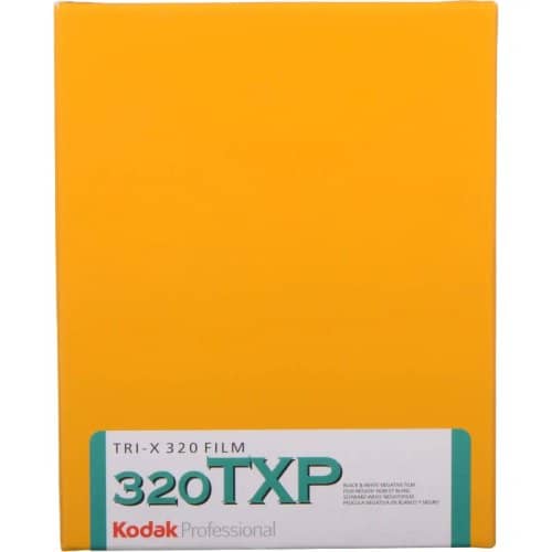 Kodak Tri-X 320 B&W Negative Sheet Film (4 x 5", 10 Sheets)