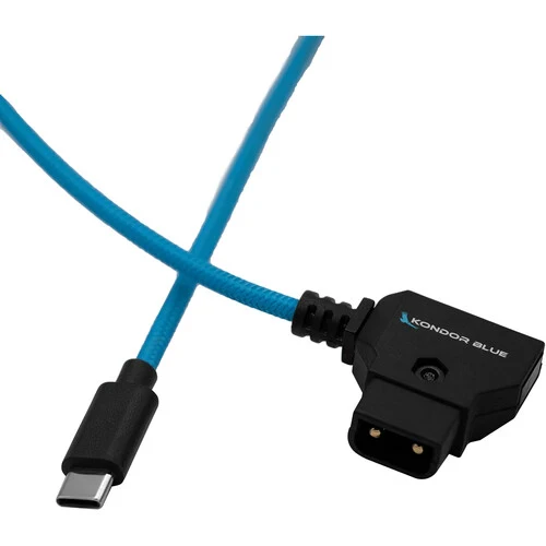 Kondor Blue 40.64cm (16") DC 2.5 Male Right Angle To USBC 9V 3A Regulated Blue Straight - Image 2