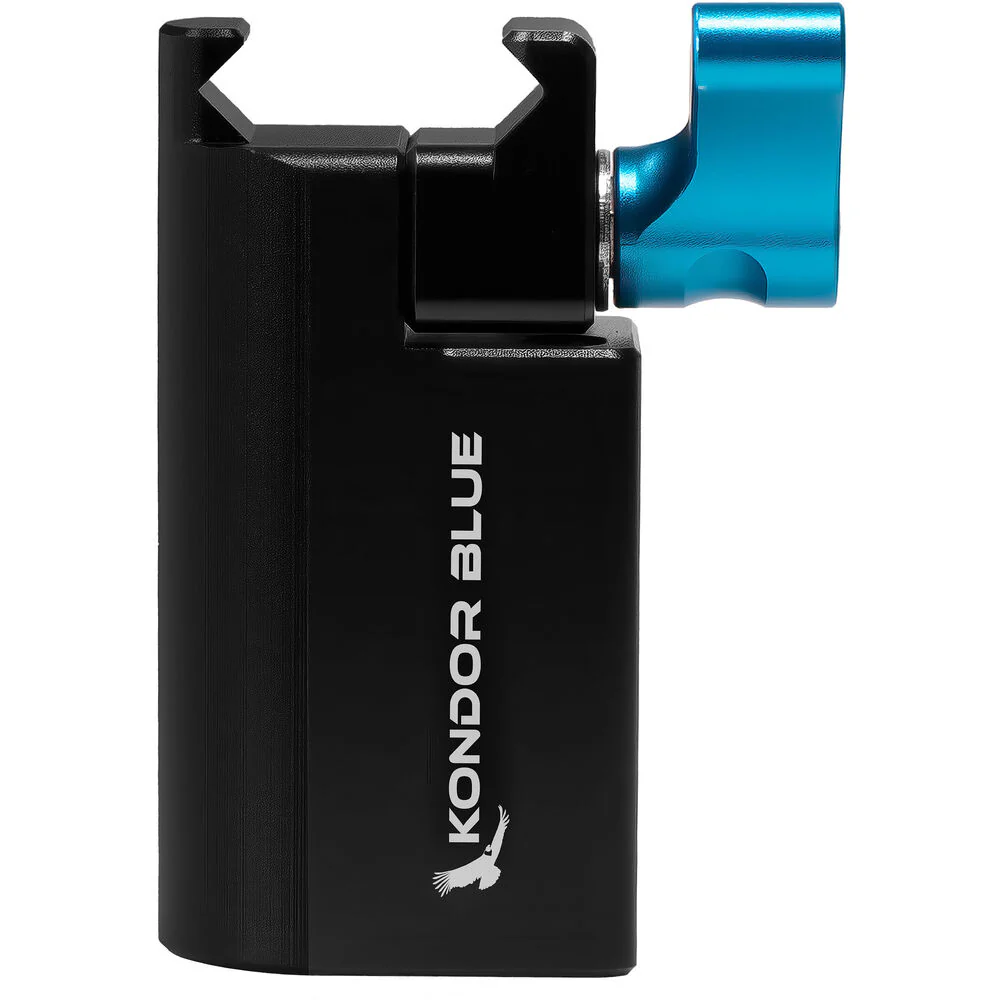 Kondor Blue 5/8" Baby Pin Spigot Receiver to NATO Clamp Adapter - Image 2